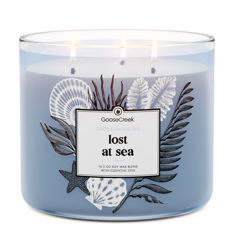 Lost at Sea Odor Eliminating 3-Wick Candle (S49XU)